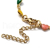 Ion Plating(IP) Golden 304 Stainless Steel Heart Link Chain Necklaces NJEW-E098-02G-01-3
