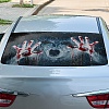 3D Transparent Car Back Rear Window Decal Vinyl Sticker Horror Monsters Zombie ST-F559-6