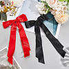 CRASPIRE Big Bowknot Polyester Alligator Hair Clips AJEW-CP0008-42B-03-4