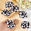 Gorgecraft 6Pcs Polyester & Alloy Alligator Hair Clips AJEW-GF0010-02-3