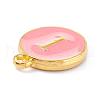 Golden Plated Alloy Enamel Charms X-ENAM-Q437-14I-2