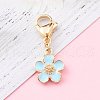 Zinc Alloy Enamel Pendants HJEW-JM00432-03-4