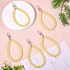 Plastic Beads Pendant Decorations HJEW-TAC0064-03-4