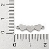 Non-Tarnish 304 Stainless Steel Connector Charms STAS-P332-03P-3