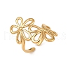 304 Stainless Steel Open Cuff Rings for Women RJEW-K296-02G-4