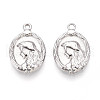 304 Stainless Steel Pendants STAS-T065-75P-1