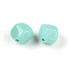 Opaque Acrylic Beads SACR-T017-36B-2