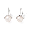 Natural Pearl Dangle Earrings for Women EJEW-C082-13A-P-1