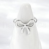 304 Stainless Steel Cuff Rings RJEW-D306-13P-4