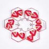 Resin Pendants X-CRES-S359-05B-1
