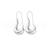 Non-Tarnish 304 Stainless Steel Hoop Earrings EJEW-M249-04P-1
