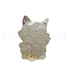 Resin Fox with Heart Display Decoration PW-WG24087-09-1