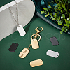 Unicraftale 15Pcs 3 Colors 304 Stainless Steel Pendants STAS-UN0061-20-3