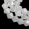 Imitation Jade Electroplate Glass Beads Strands GLAA-F029-J4mm-A06-3