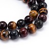 Natural Gemstone Round Bead Strands G-J303-13-8mm-3