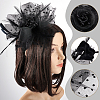 Polyester Mesh Hair Bands OHAR-WH0034-11-3