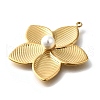 304 Stainless Steel Pendants STAS-V006-01G-02-2