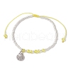 Glass Seed Beads Braided Bracelets BJEW-MZ00176-06-3