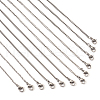 20Pcs 4 Style Titanium Steel Curb & Cable & Box Chain Necklaces Set for Men Women NJEW-TA0001-12-9
