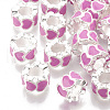 Alloy Enamel European Beads X-MPDL-R011-06-1