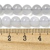 Natural Blue Chalcedony Beads Strands G-K310-C12-6mm-A-5