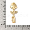 Brass Micro Pave Cubic Zirconia Fold Over Clasps KK-B098-05G-03-3