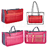 WADORN 2Pcs 2 Colors Purse Multifunctional Organizer Insert FIND-WR0010-69B-1