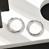 Tarnish Resistant 201 Stainless Steel Huggie Hoop Earrings Findings STAS-F149-33P-B-3