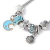 Ocaen Theme European Beads Charm Bracelet Set for Women BJEW-JB11587-03-3