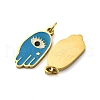 304 Stainless Steel Enamel Pendants STAS-E550-60G-2
