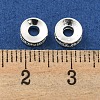 Brass Cubic Zirconia Spacer Beads KK-L215-004B-S02-2