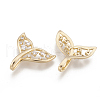 Brass Cubic Zirconia Pendants KK-T029-100G-2