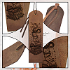 Cowhide Leather Labels AJEW-WH0386-0051-4