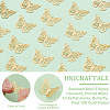 Unicraftale 80Pcs Rack Plating 304 Stainless Steel Filigree Connerctor Charms STAS-UN0058-83-4