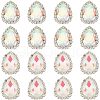 Olycraft 16Pcs 2 Colors Sew on Rhinestone GLAA-OC0001-28-1