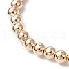 3Pcs 3 Styles CCB Plastic Beads & Opaque Acrylic Beads & ABS Plastic Imitation Pearl Round Beads Stretch Bracelet Set BJEW-JB11605-5