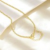 Brass Rope Chain Necklaces NJEW-A042-04G-4