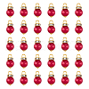 80Pcs Glass Pearl Pendants PALLOY-FH00015-1