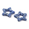 Star Shape Polymer Clay Rhinestone Beads CLAY-NH0001-06H-2