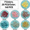 SUPERFINDINGS Opaque Acrylic Linking Rings OACR-FH0001-004-3