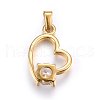 304 Stainless Steel Pendants STAS-P216-50G-2