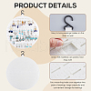 Polyester Wall-Mounted Jewelry Hanging Rolls AJEW-WH20002-23B-6