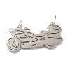 Anti-Tarnish 304 Stainless Steel Pendants STAS-R131-03P-1
