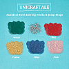 Unicraftale Filigree Dangle Earrings Making Kit DIY-UN0003-33-5