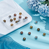 20Pcs 4 Colors Tibetan Style Zinc Alloy Beads TIBEB-LP0001-11-3