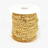 Soldered Brass Chains KK-S335-07G-2