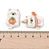 Cat Theme Resin Cabochons CRES-E003-04-3