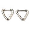 Tarnish Resistant Stainless Steel Huggie Hoop Earrings EJEW-E602-01P-1