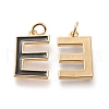 Brass Enamel Pendants KK-R139-03E-2