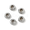 Tarnish Resistant Rondelle 201 Stainless Steel Spacer Beads STAS-E082-07-1
